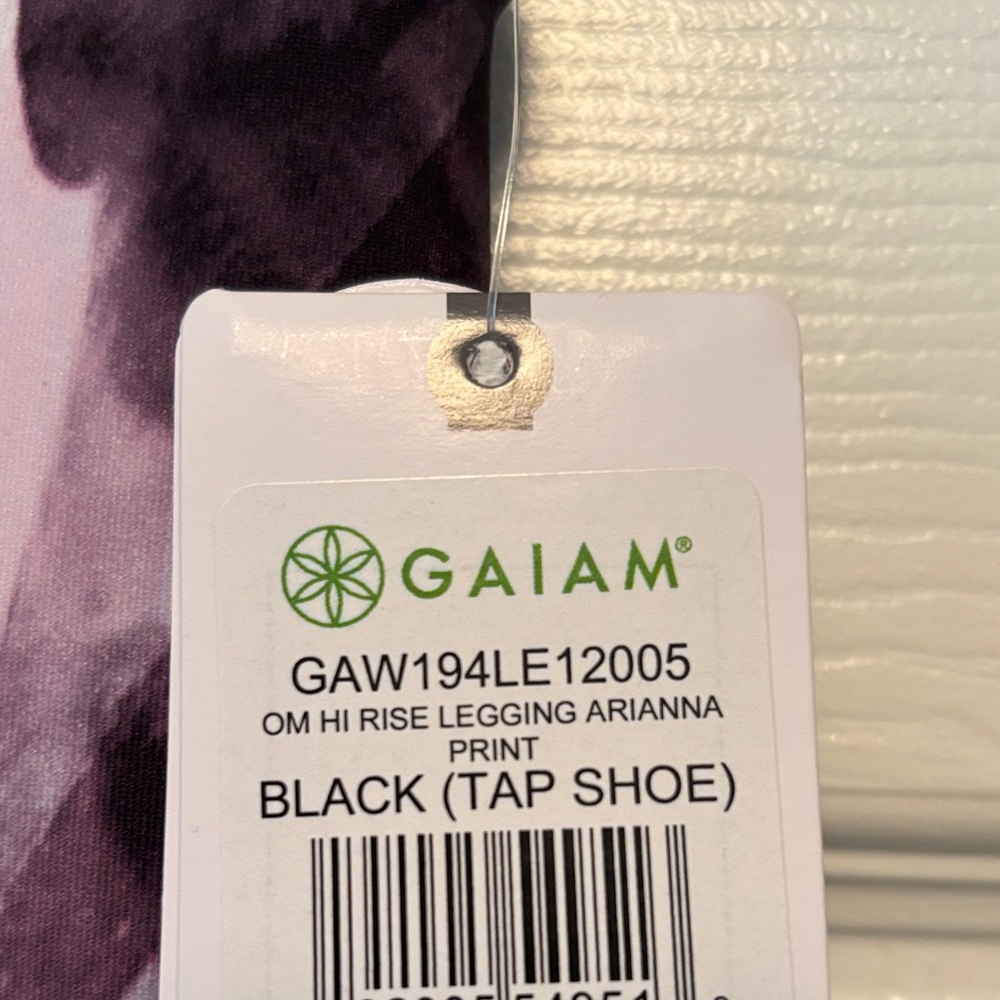 GAIAM Women's OM High Rise Yoga Workout Leggings in Arianna Print - Picture 3 of 5